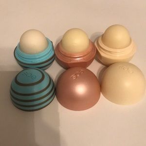 NEVER USED EOS LIP BALMS